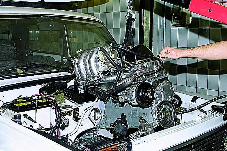 Opel omega b снятие и установка двигателя