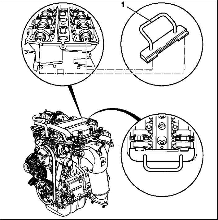 Снятие, разъединение и установка двигателя