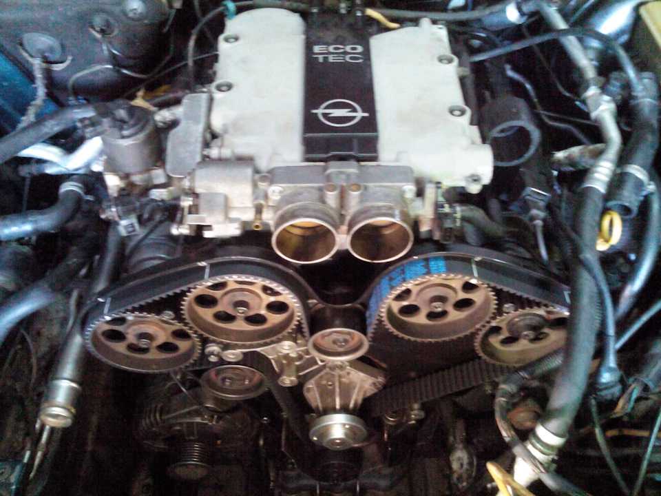Opel omega a элементы двигателя осмотр и замена
