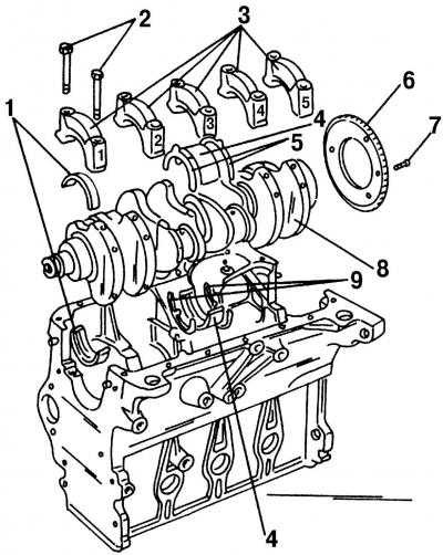 Opel astra g снятие, установка и регулировка балансировочного механизма коленчатого вала (двигатели л)