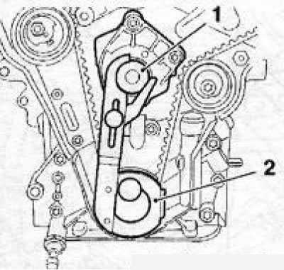Снятие и установка натяжителя газораспределительного ремня и зубчатых   колес привода грм | процедуры ремонта бензиновых двигателей sohc без извлечения их из автомобиля | opel astra