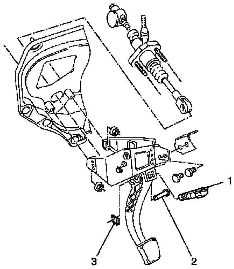 Opel astra g снятие и установка педали сцепления