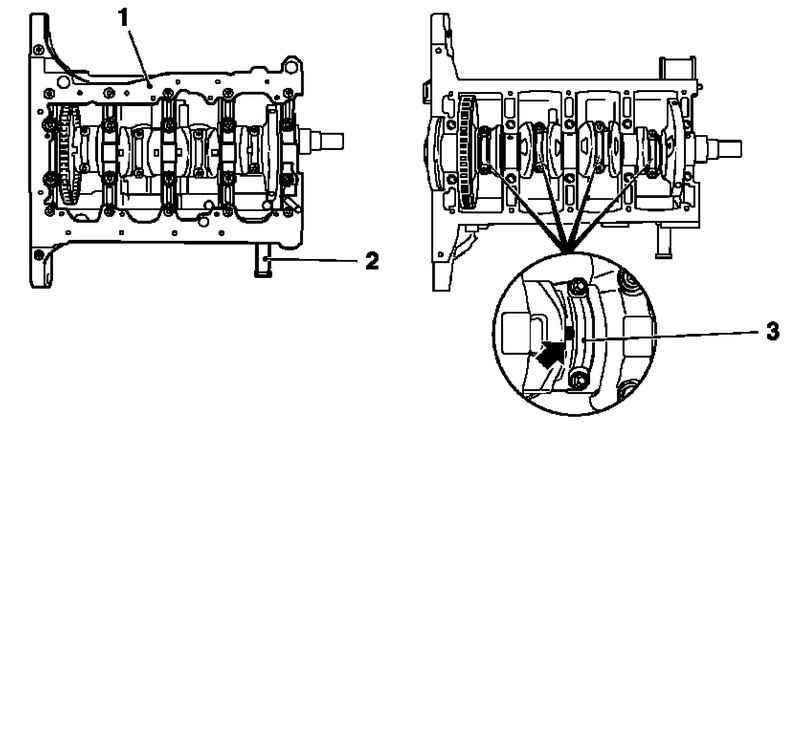 Opel astra h снятие и установка коленчатого вала (двигатель 1,л)