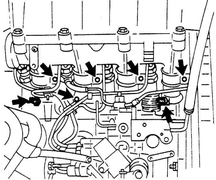 Opel omega a элементы системы впрыска топлива (модели с двигателем объемом 2,и 2,л) снятие и установка