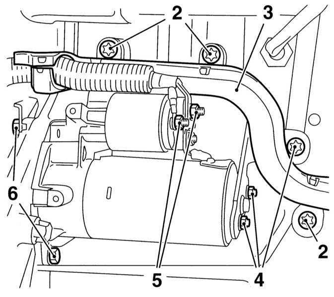 Расположение узлов и агрегатов в моторном отсеке