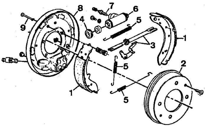 Opel astra g замена колодок дисковых тормозных механизмов задних колес