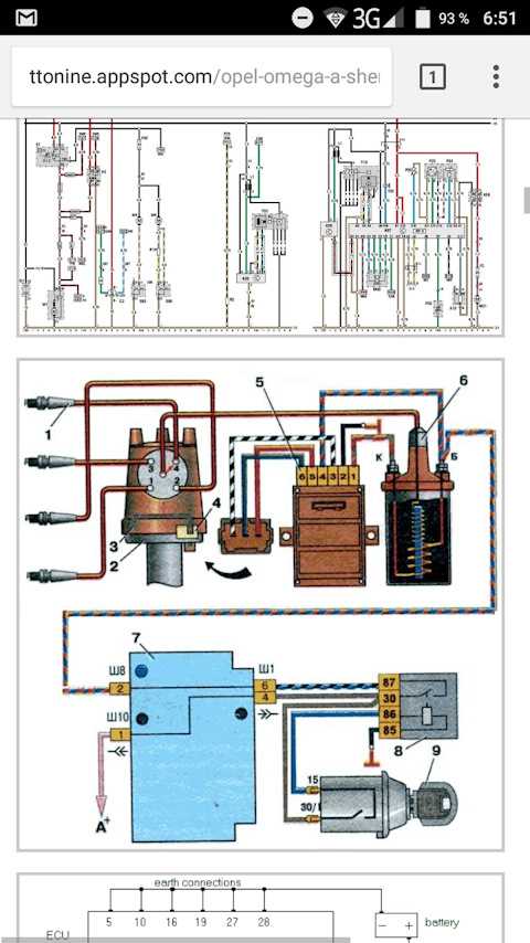 Принцип функционирования систем впрыска топлива opel - astra g