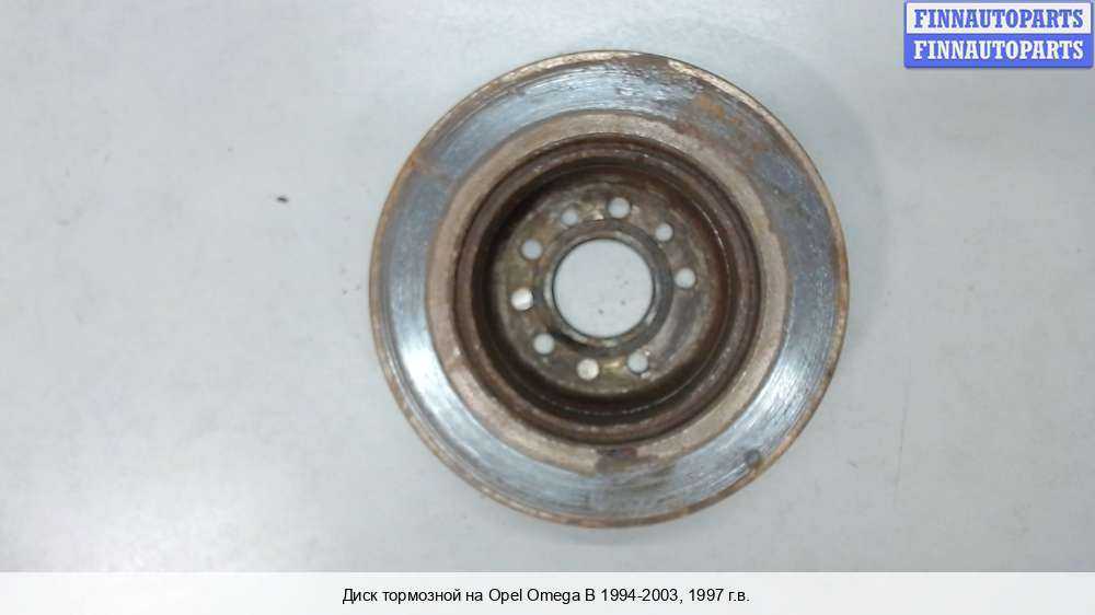 Ремонт опель омега : тормозной диск opel omega