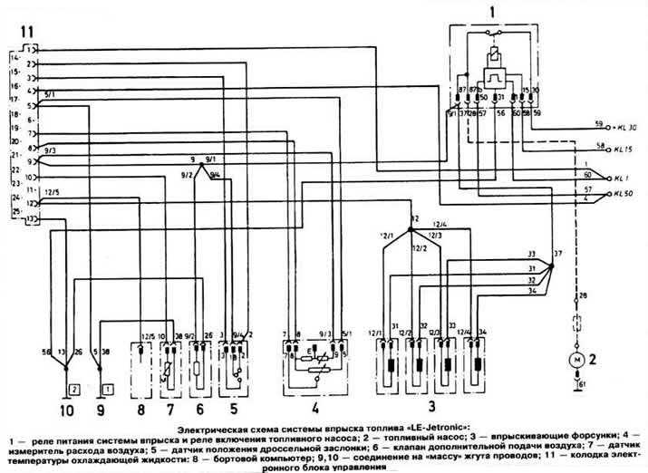 Принцип функционирования систем впрыска топлива opel - astra g