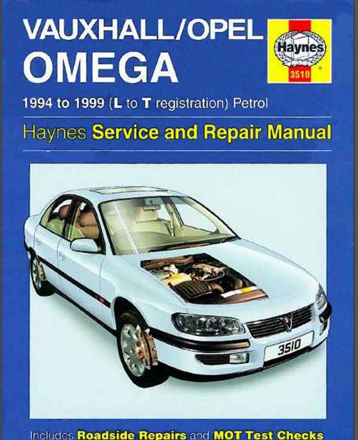 Opel/vauxhall omega b petrol service and repair manual
