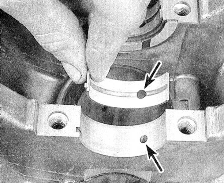 Установка коленчатого вала и проверка рабочих зазоров коренных подшипников | двигатель | руководство opel