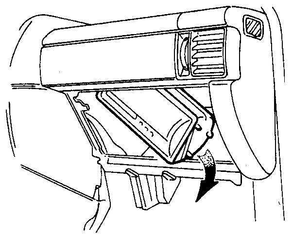 Ремонт опель астра : кронштейны крепления модуля воздушной подушки безопасности opel astra a