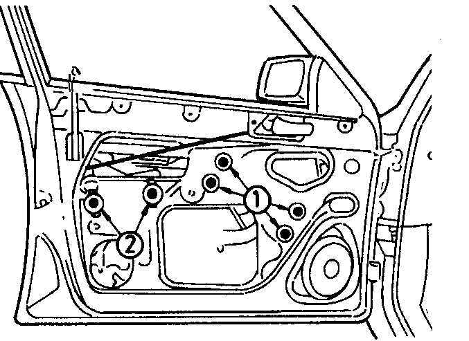 Opel astra g снятие и установка элементов привода стеклоочистителей